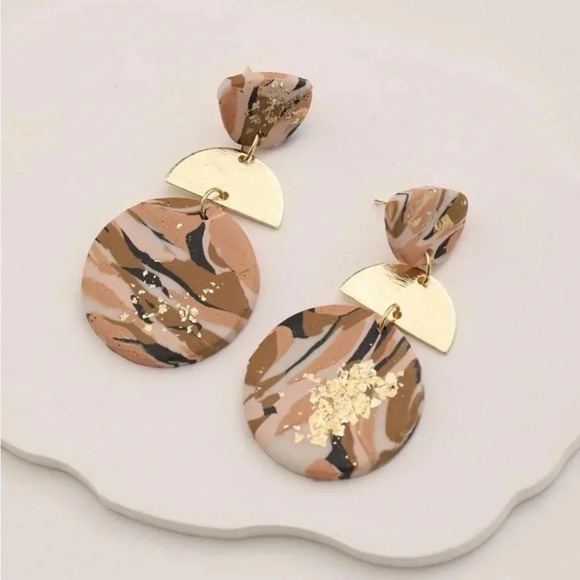 🎈4 LISTINGS FOR $20! Clay Earrings | Round earrings | drop earrings - Picture 5 of 8